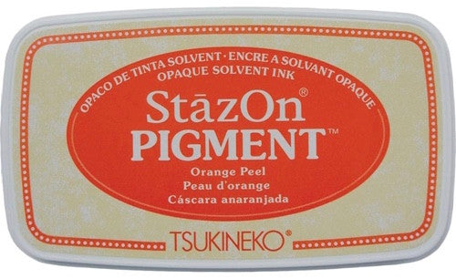 Almohadilla de tinta Tsukineko StazOn Pigment Orange Peel
